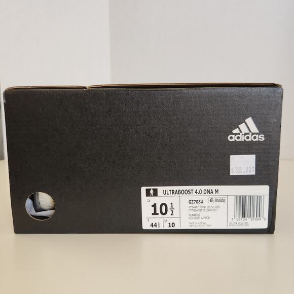 UltraBoost 4.0 DNA \'White Bold Blue\' Men\'s US 10.5 GZ7084
